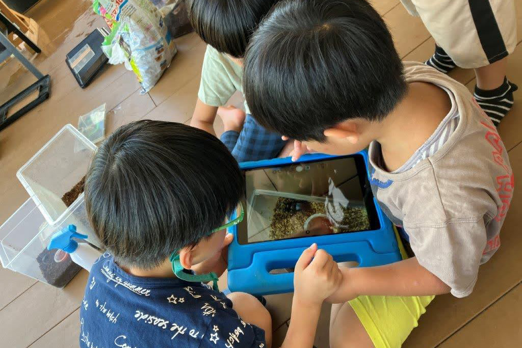 こおりもと保育園：iPadの利用