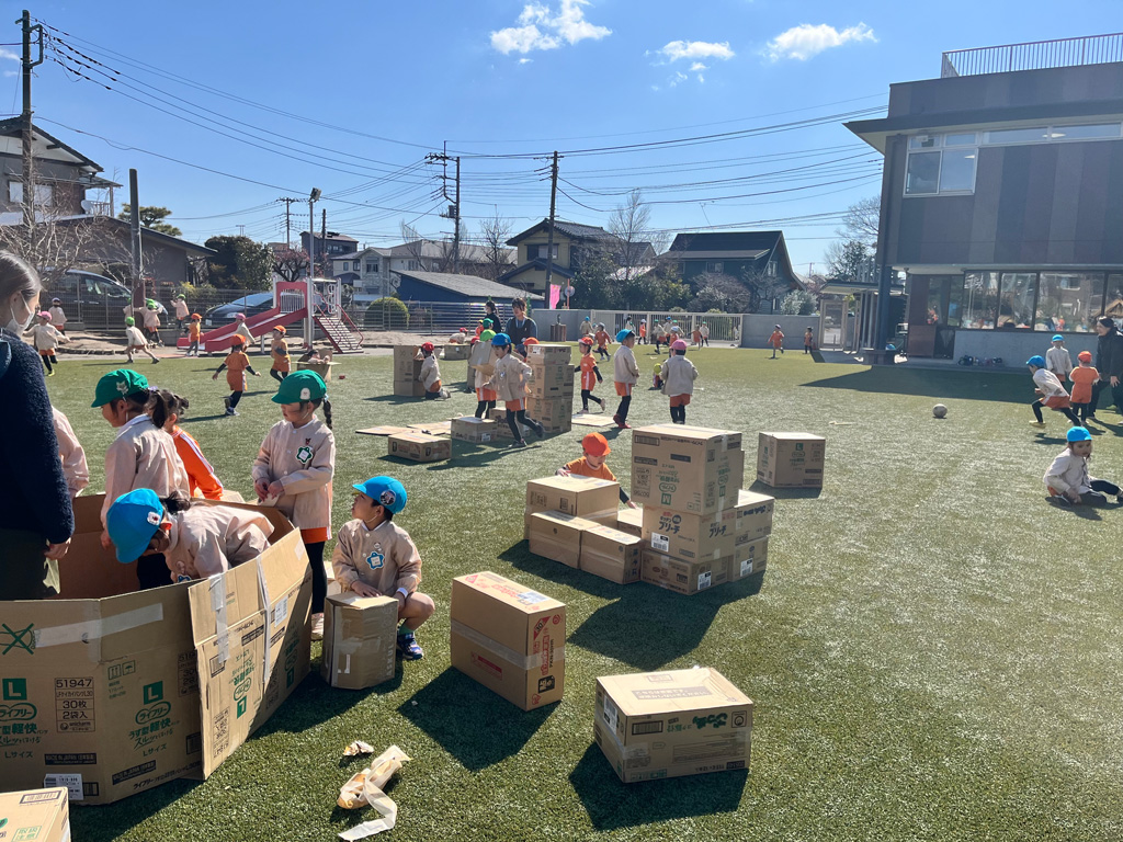 あだちみどり幼稚園:園庭