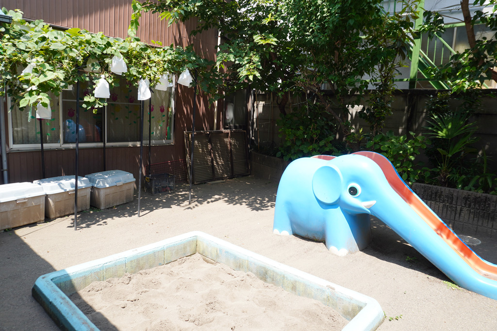 和敬保育園:園庭