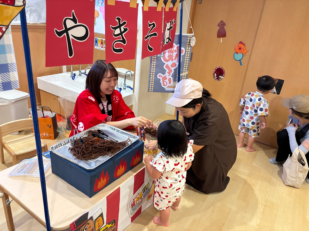 千住大橋駅クローバー保育園:夏祭り